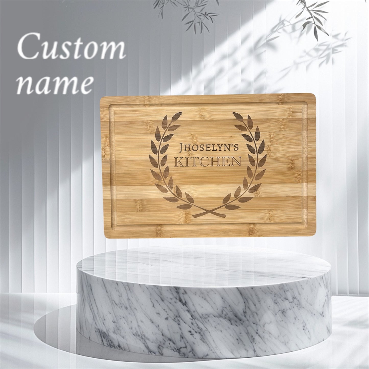 Engraved custom cutting board