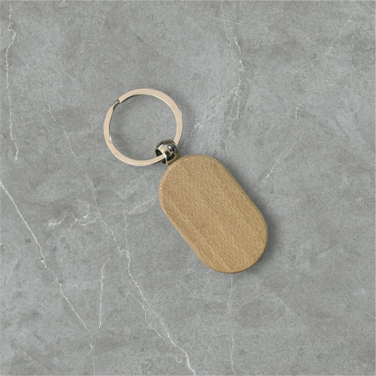 Wooden board key chain